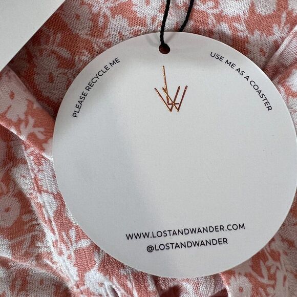 Pacsun Lost + Wander Dessert Shirt/Dress/Tunic Sz. M/L NWT Beach Coastal Boho - Picture 13 of 16